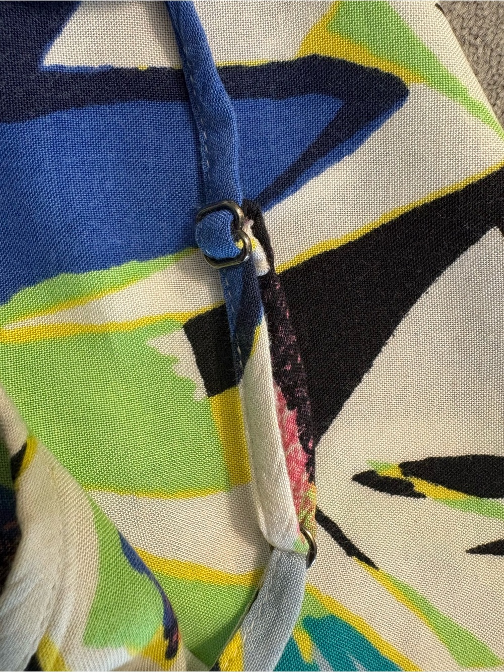 Vans Tropical Abstract Print Cami Mini Dress with Adjustable Spaghetti Straps - Picture 14 of 16